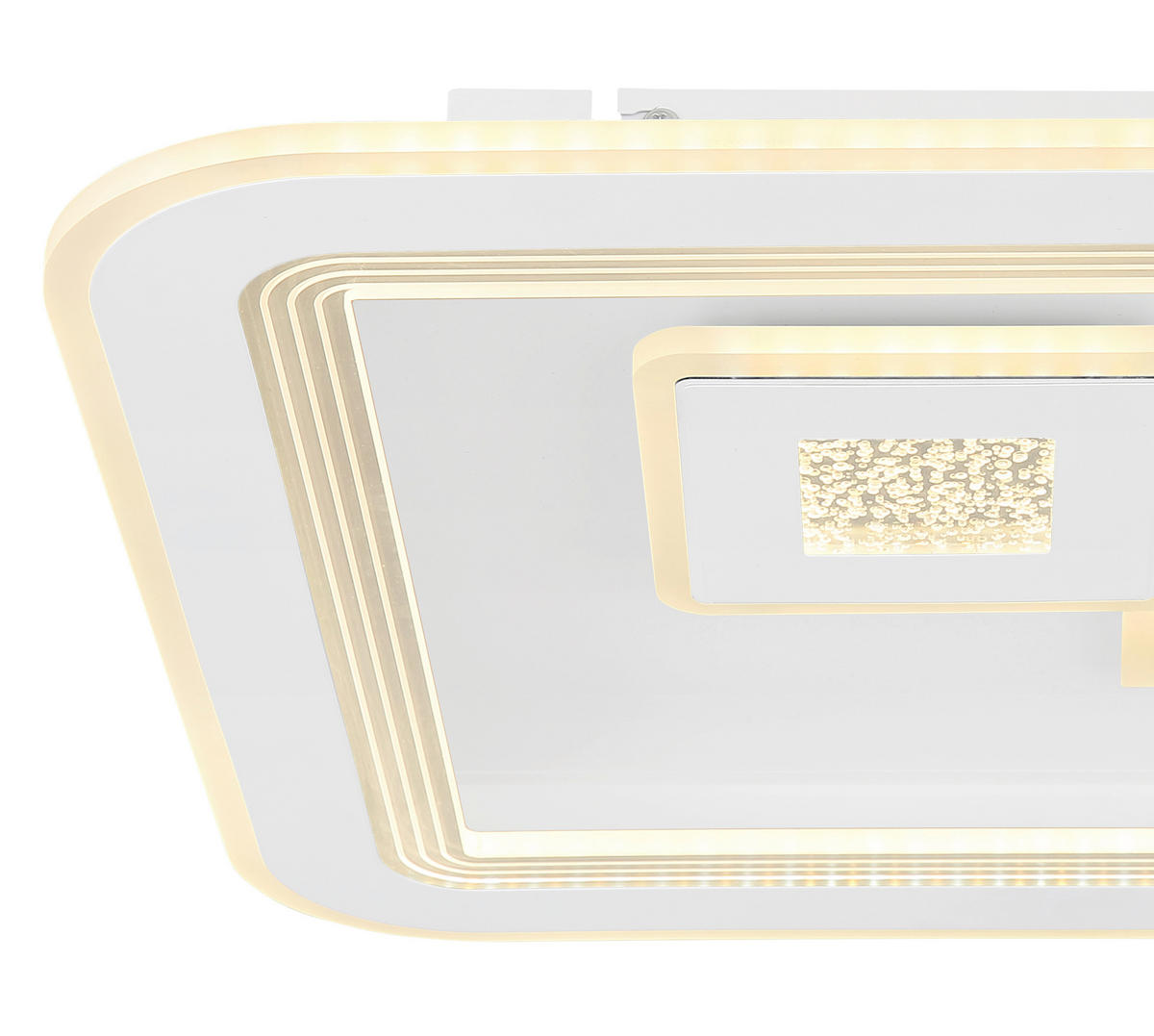 STROPNA LED-SVETILKA   //2700-6500 K/230 V/ - bela/opal, Design, kovina/umetna masa (46,6/46,6/7,4cm) - Globo