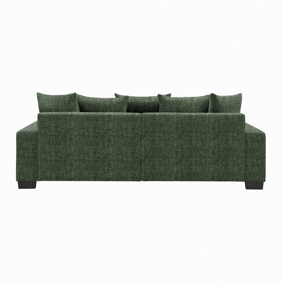 BIG SOFFA i mörkgrön  - svart/mörkgrön, Modern, trä (246/93/124cm) - MID.YOU