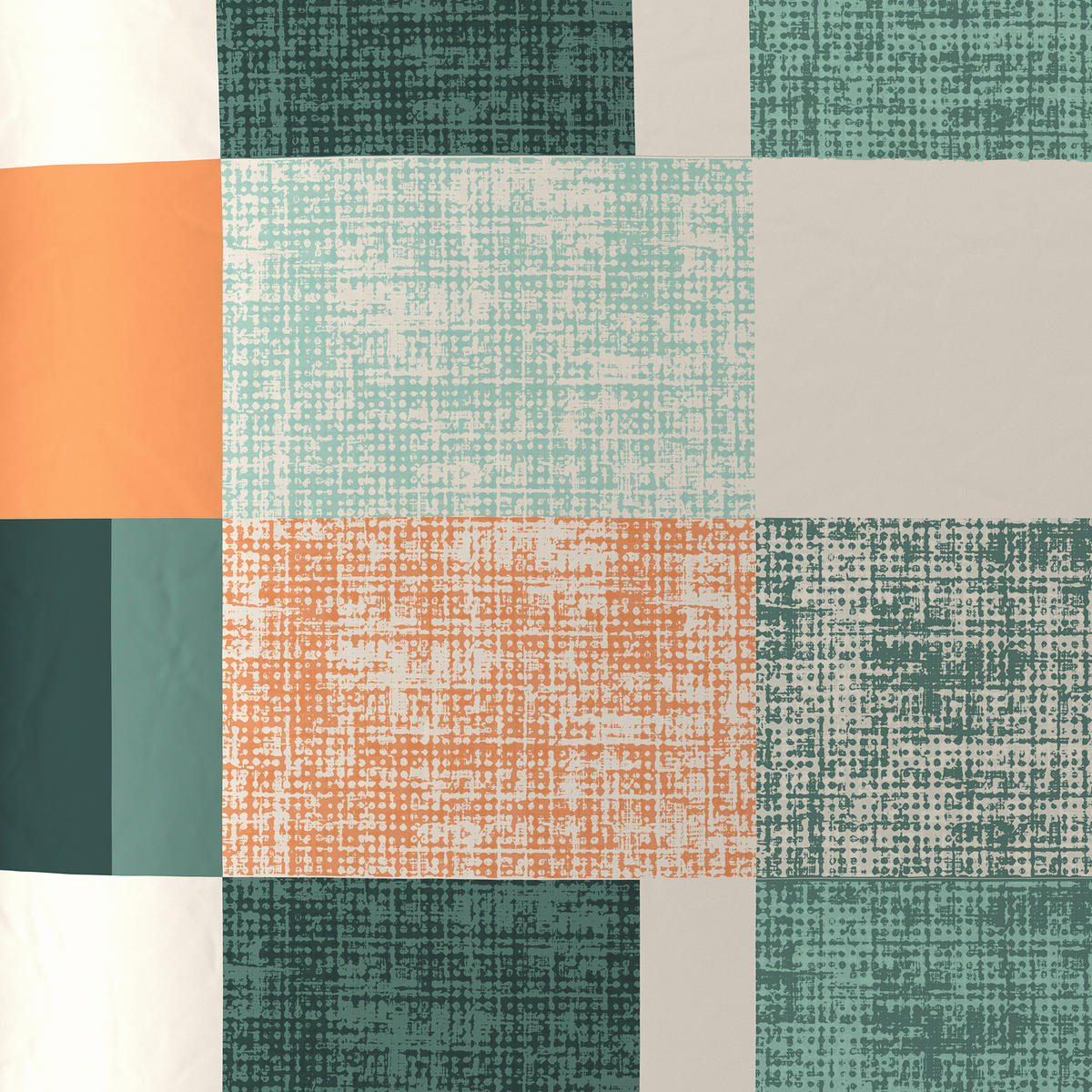 BETTWÄSCHE CUBY Satin 140/200 cm  - Grün, KONVENTIONELL, Textil (140/200cm) - Esposa