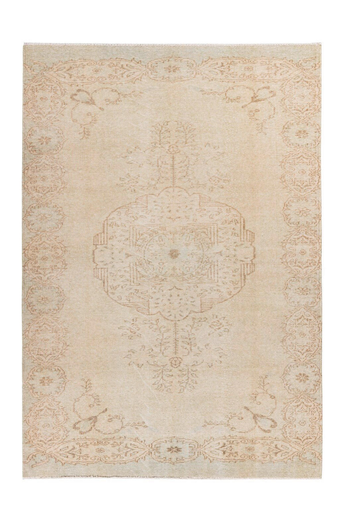 FLATVÄVD MATTA Toska 325 Beige  - beige, Klassisk, textil (120cm) - Kayoom