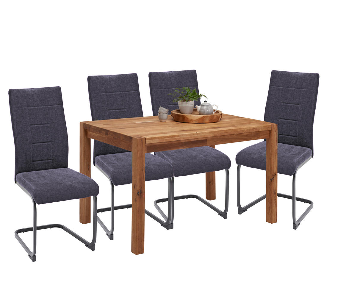 JEDÁLENSKÝ STÔL, divoký dub, farba duba, 120/80/75 cm - farba duba, Konventionell, drevo (120/80/75cm) - Carryhome