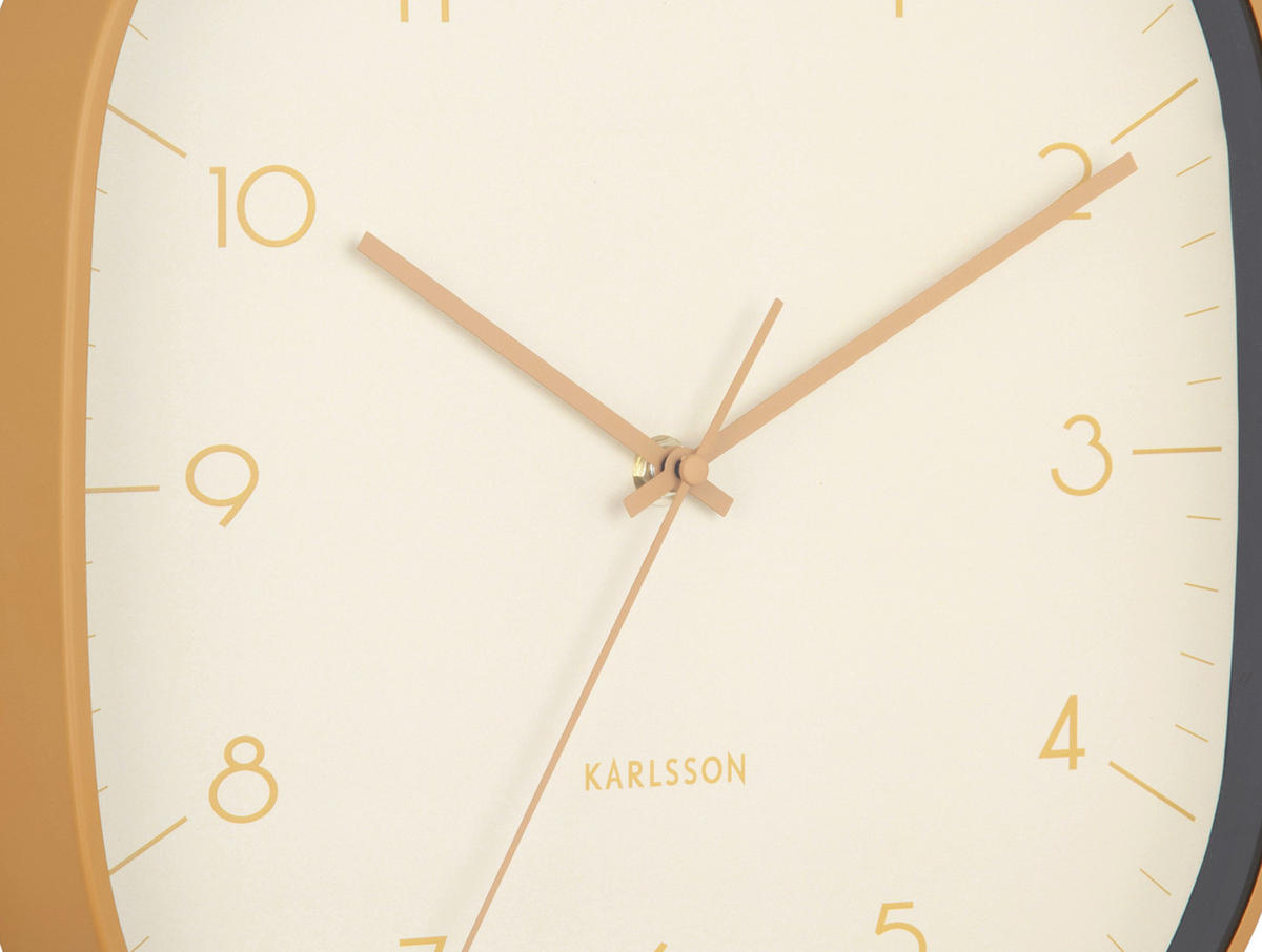 WANDUHR Grato Gelb  - Gelb, Basics, Metall (29cm) - Karlsson