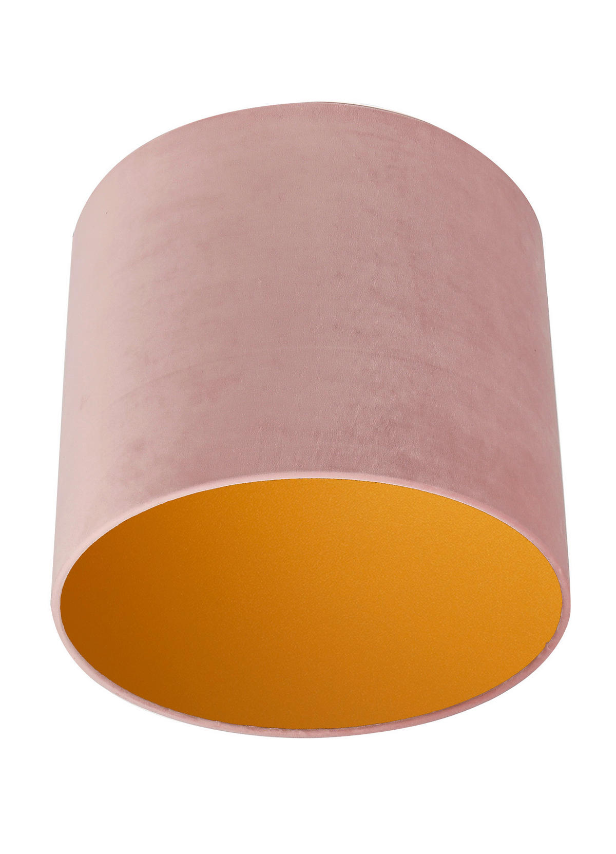 LEUCHTENSCHIRM Velour 30/24 cm   - Rosa, Basics, Textil/Metall (30/24cm)