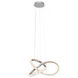 LED-HÄNGELEUCHTE 53/150 cm  - Chromfarben, Design, Kunststoff/Metall (53/150cm) - Novel