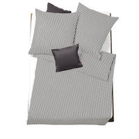 BETTWÄSCHE Rio Seersucker 155/200 cm  - Anthrazit, Basics, Textil (155/200cm) - Fleuresse
