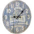 WANDUHR Blau 34 cm - Blau, Design (34cm)