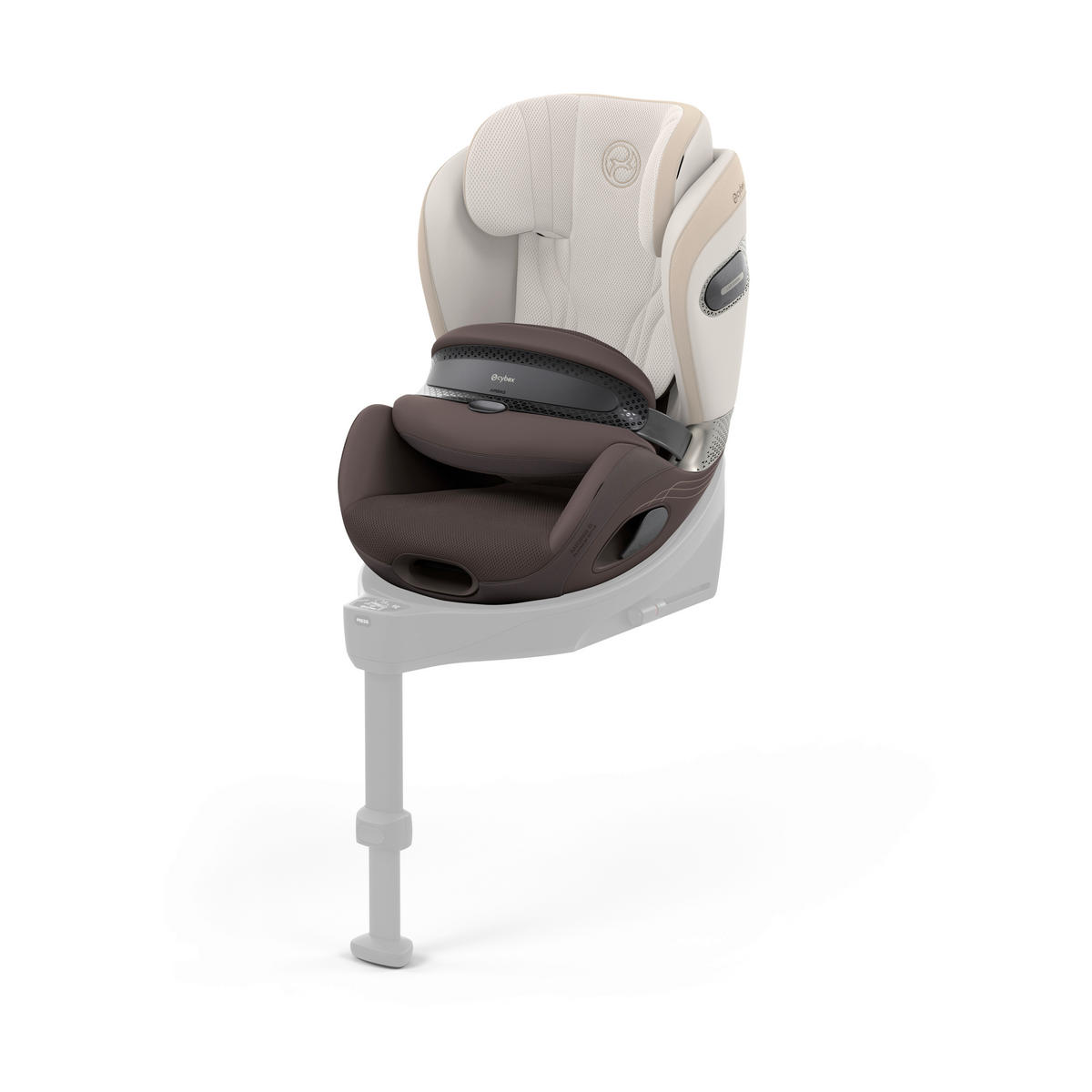 KINDERAUTOSITZ Anoris S Style Amber Brown  - Hellbraun, Basics, Kunststoff/Textil (49/45/58cm) - cybex PLATINUM