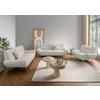 2-SITZER-SOFA in Bouclé Weiss  - Wildeiche/Weiss, Konventionell, Holz/Textil (173/81/90cm) - MID.YOU