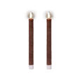 LED-KERZE 2,2/24,5 cm  - Dunkelbraun, Basics, Kunststoff/Paraffin (2,2/24,5cm) - Ambia Home