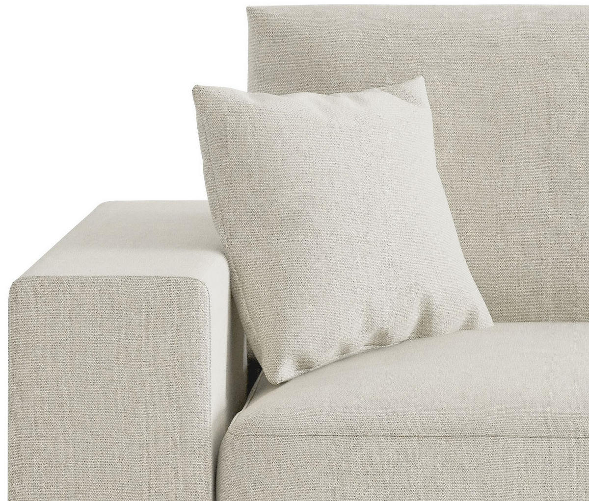 SITZGARNITUR in Webstoff Beige  - Beige/Schwarz, Design, Holz/Textil (278/85/103cm) - Livetastic