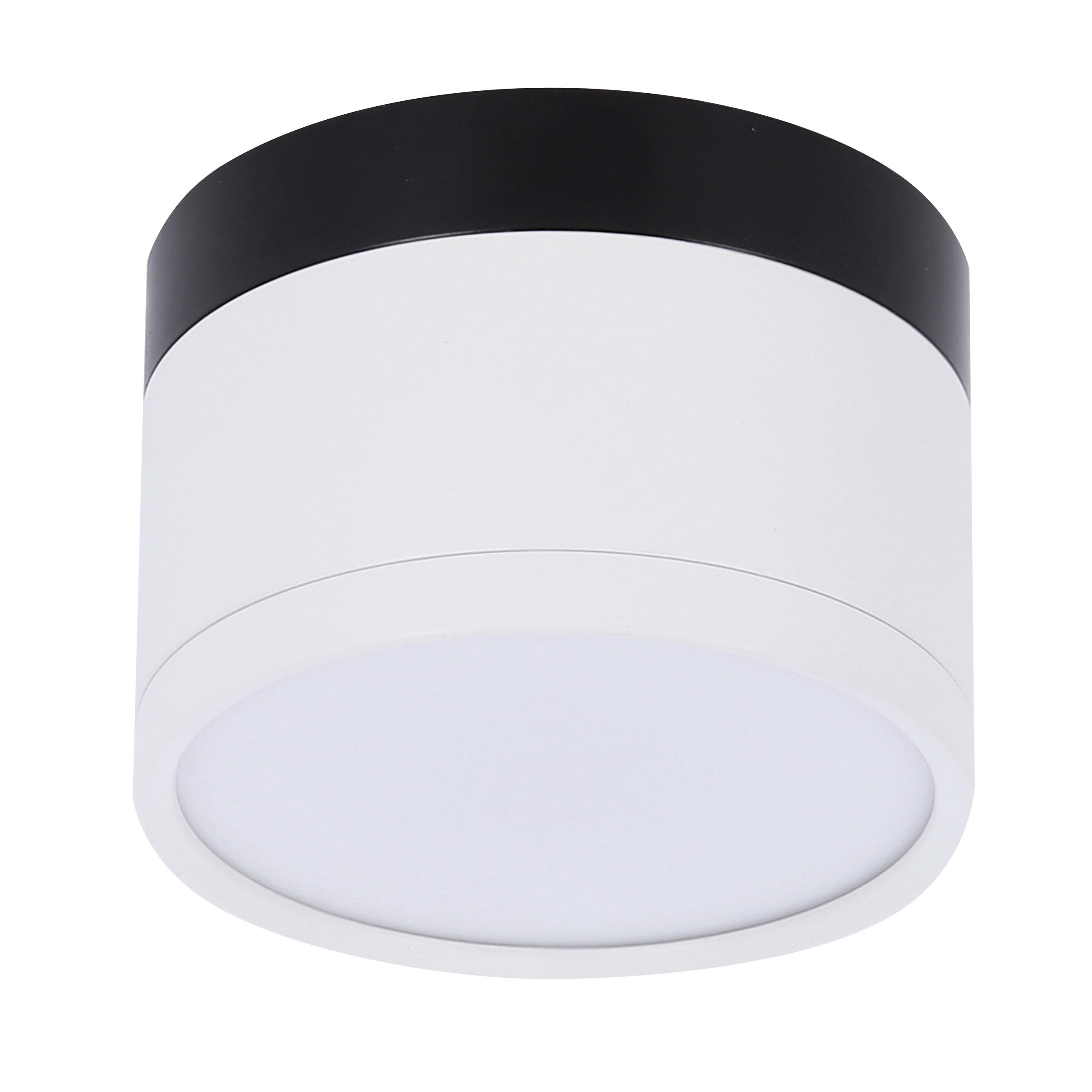 LED-DECKENLEUCHTE Tuba 8.8/8.8/6,4 cm  - Weiß, KONVENTIONELL, Metall (8.8/8.8/6,4cm)