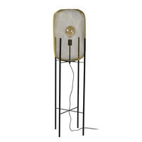 STEHLEUCHTE 35/135 cm    - Messingfarben/Schwarz, Design, Metall (35/135cm) - Lucide