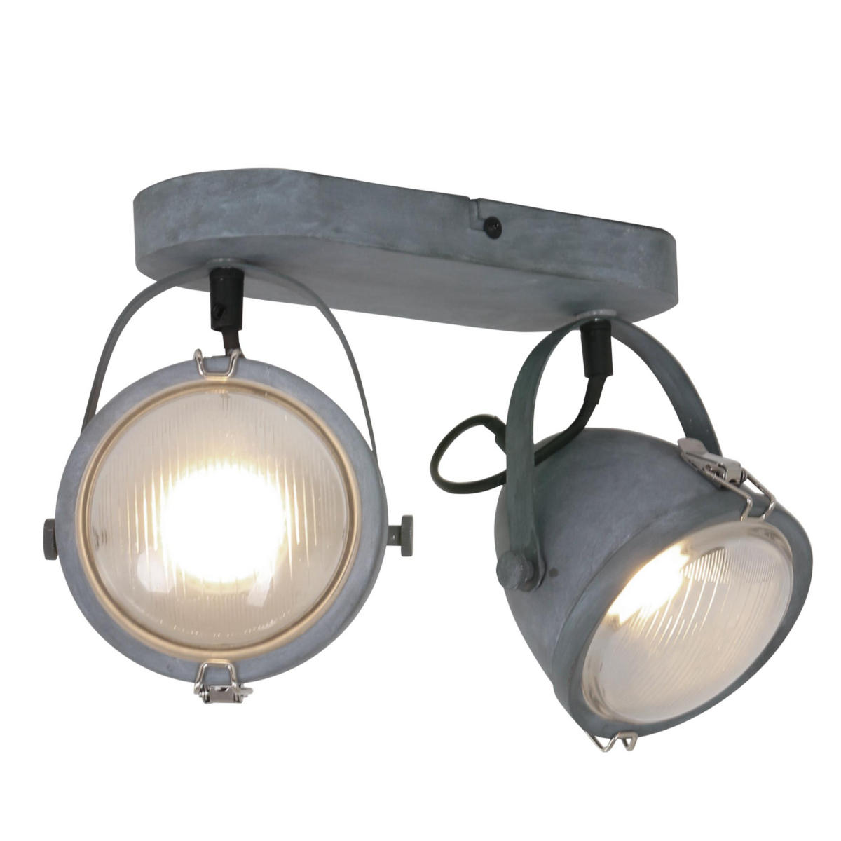 WANDLEUCHTE - Grau, Trend, Glas/Metall (11,5/19/31cm)