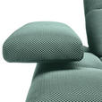 ECKSOFA in Struktur Hellblau  313/233 cm  - Schwarz/Hellblau, Design, Kunststoff/Textil (313/233cm) - Emilio Belluti