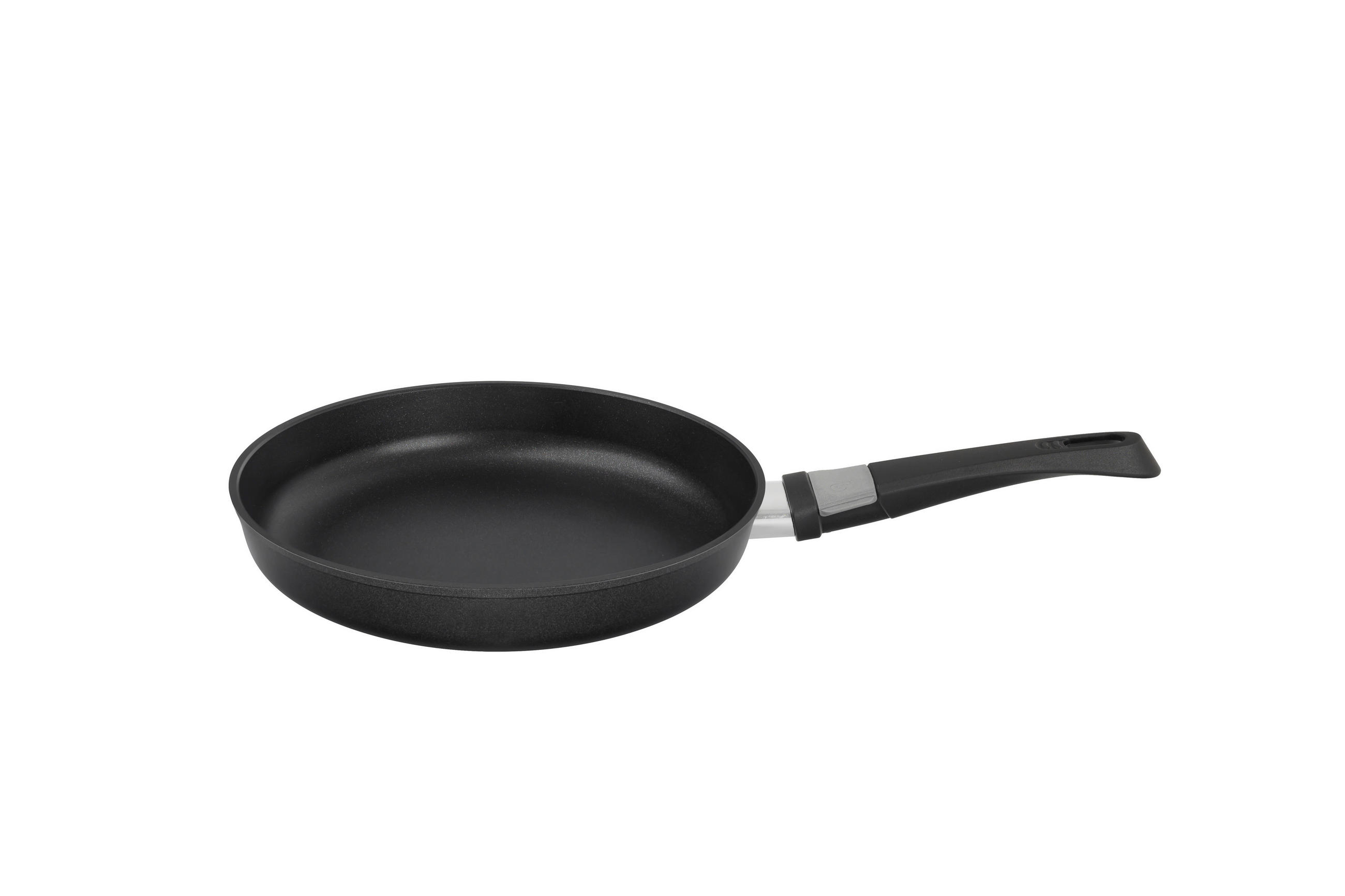 PÁNEV NA SMAŽENÍ  28/5 cm  - černá, Konvenční, kov/plast (28/5cm)