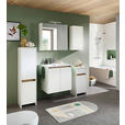 BADEZIMMER 6-teilig  in 160 cm  - Eichefarben/Weiß, KONVENTIONELL, Holzwerkstoff/Stein (160cm) - Xora