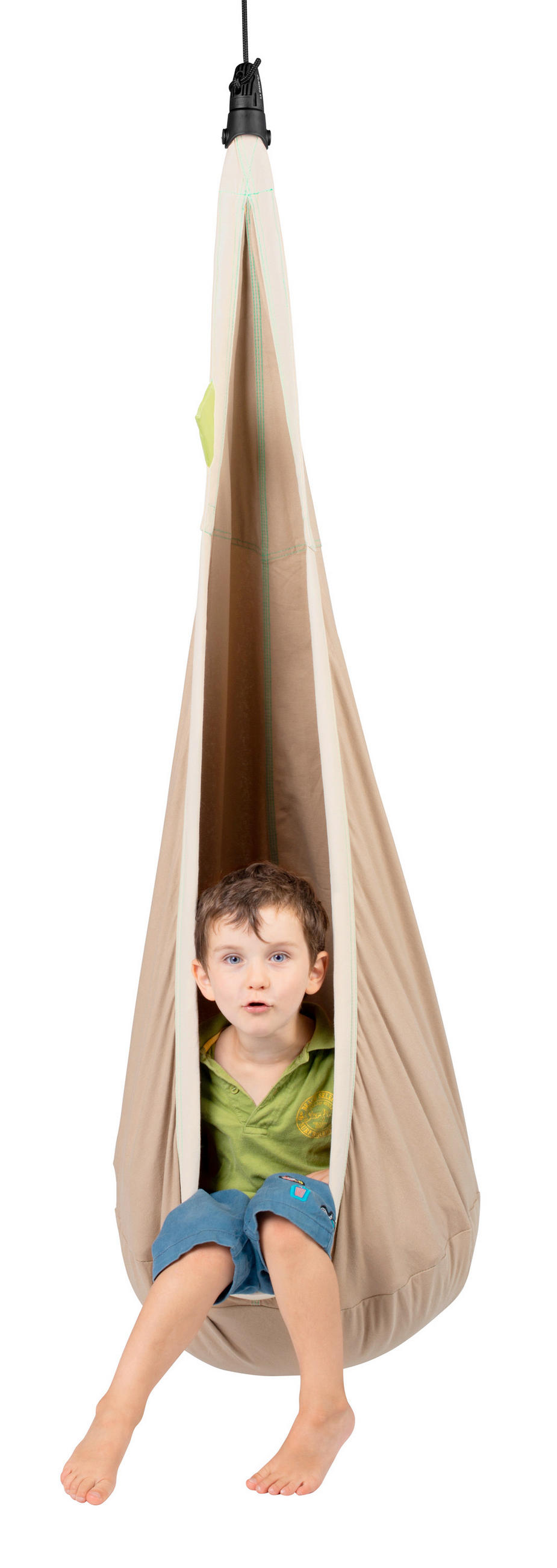 KINDERHÄNGESESSEL 70/200-400/150 cm  - Hellbraun/Beige, KONVENTIONELL, Textil (70/200-400/150cm) - La Siesta