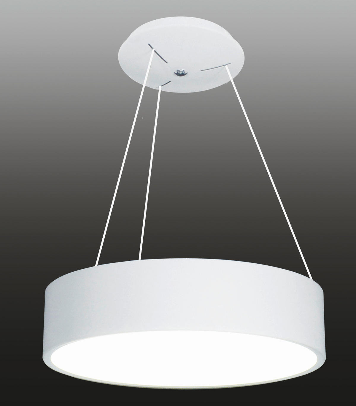 LED-HÄNGELEUCHTE CARLA 45/150 cm   - Weiß, Design, Kunststoff/Metall (45/150cm) - Näve