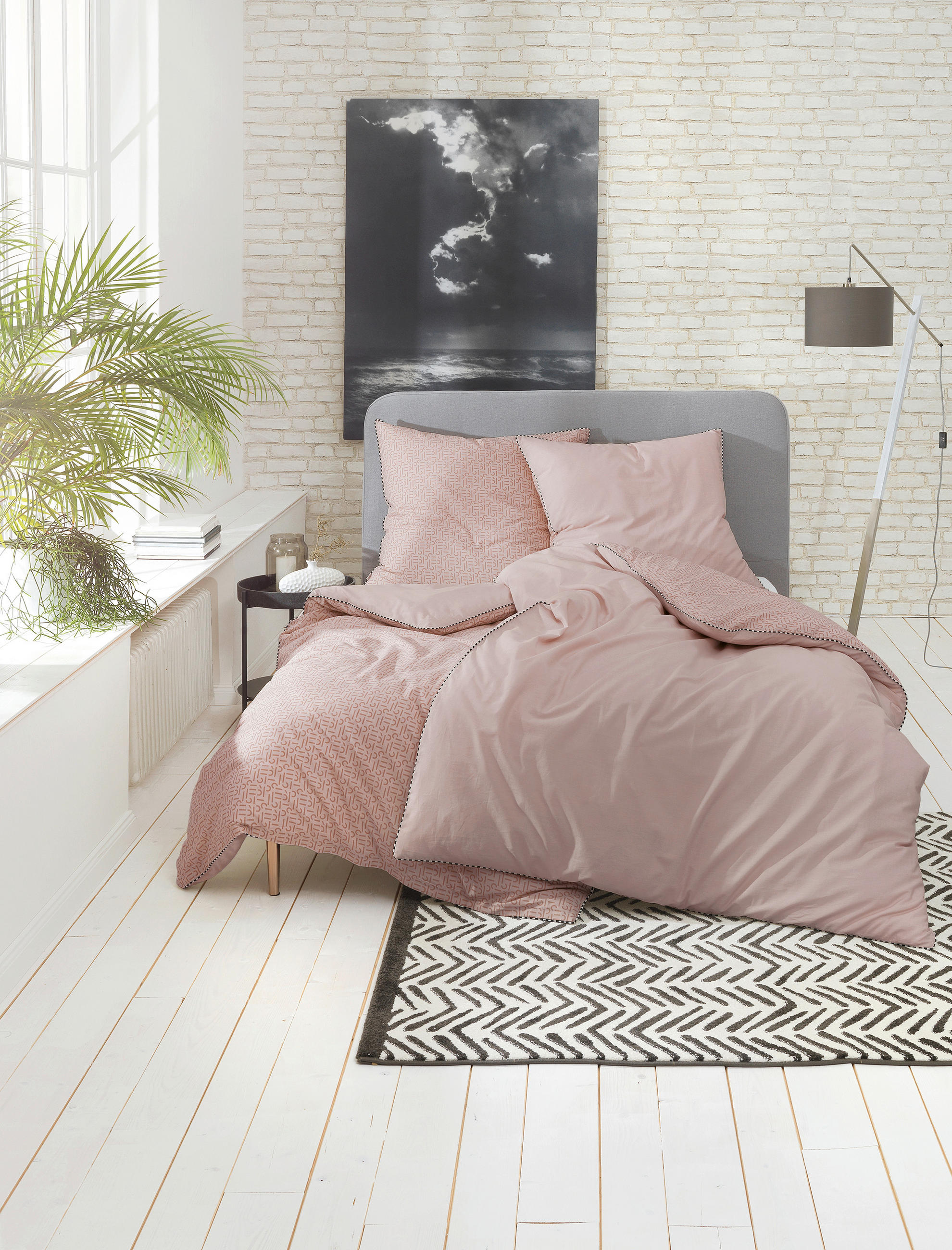 WENDEBETTWÄSCHE 135/200 cm E-Scatter Renforcé  - Lila, Basics, Textil (135/200cm) - Esprit