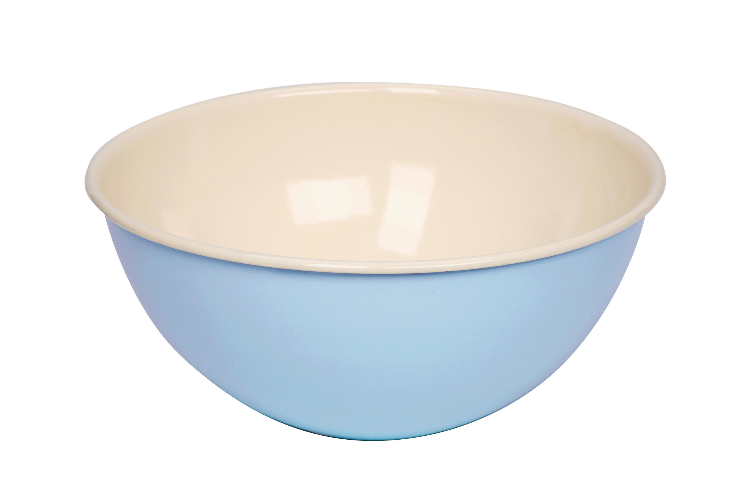 SALATSCHÜSSEL   - Blau, Basics, Metall (30,2/30,2/13,6cm) - Riess
