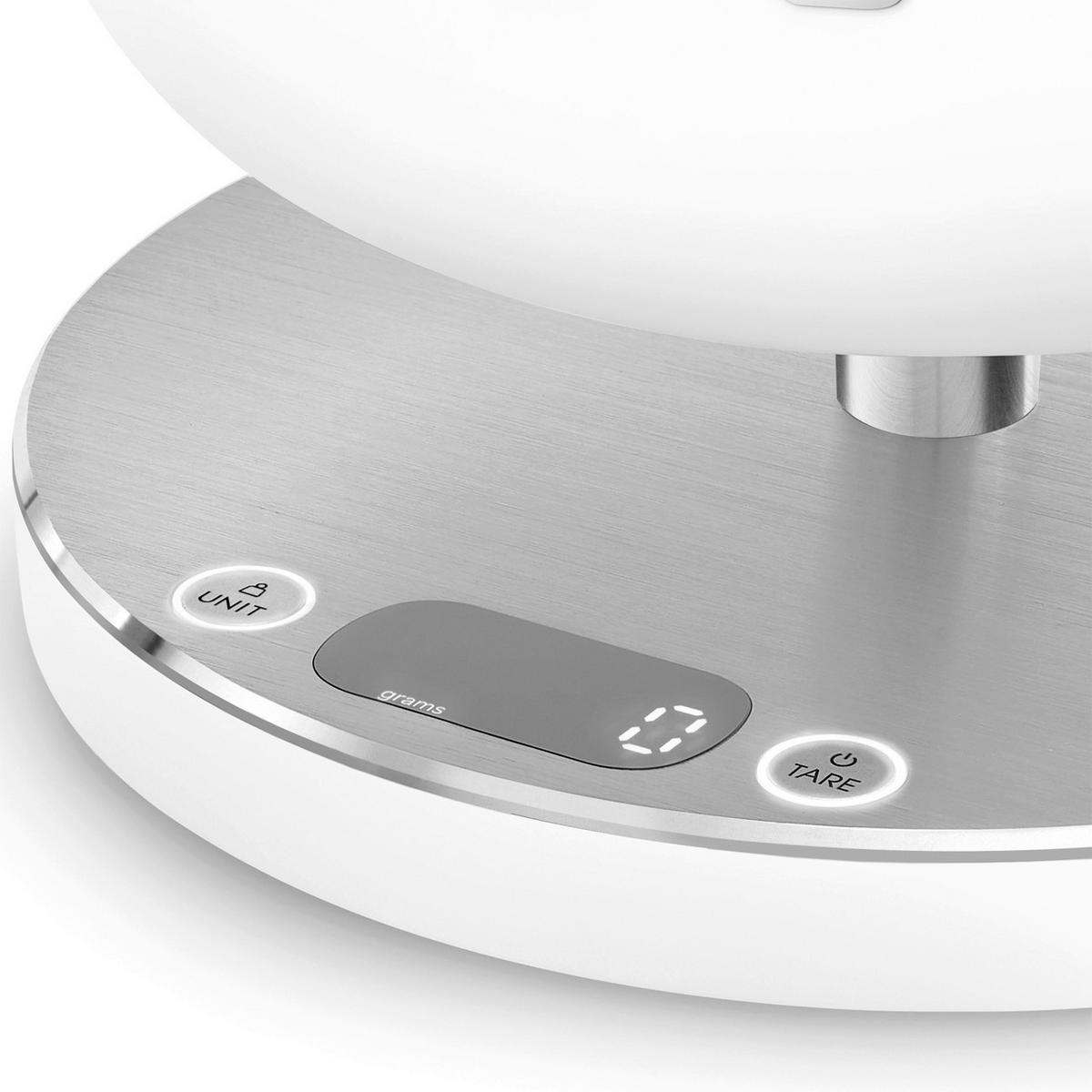 ELEKTRISCHE KÜCHENWAAGE Collection  - Weiss, Trend, Kunststoff (20.5/15.0/20.5cm) - SMEG