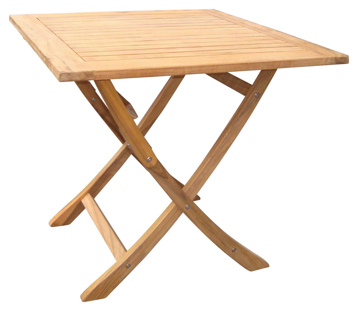GARTENTISCH 80/80/74 cm Holz quadratisch  - Naturfarben, LIFESTYLE, Holz (80/80/74cm) - Zebra 