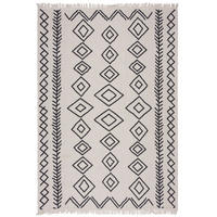 BERBERTEPPICH 80/150 cm Deuce Schwarz  - Schwarz, Basics, Textil (80/150cm) - Xora