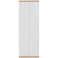 GARDEROBENSCHRANK  in 70/200/37,8 cm  - Schwarz/Weiß, Design, Holzwerkstoff/Kunststoff (70/200/37,8cm) - Xora
