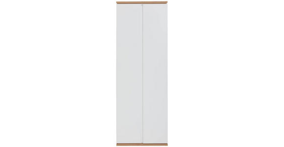 GARDEROBENSCHRANK in 70/200/37,8 cm - Schwarz/Weiß, Design, Holzwerkstoff/Kunststoff (70/200/37,8cm) - Xora