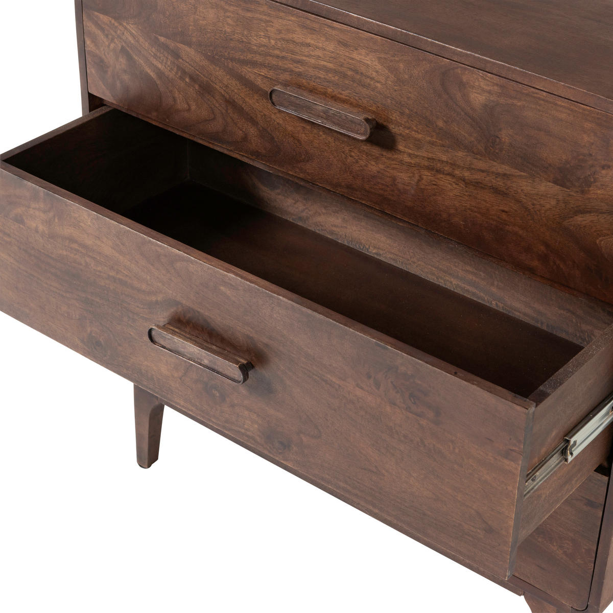 KOMMODE Liya  in 90/90/50 cm  - Dunkelbraun, Design, Holz (90/90/50cm) - Livetastic