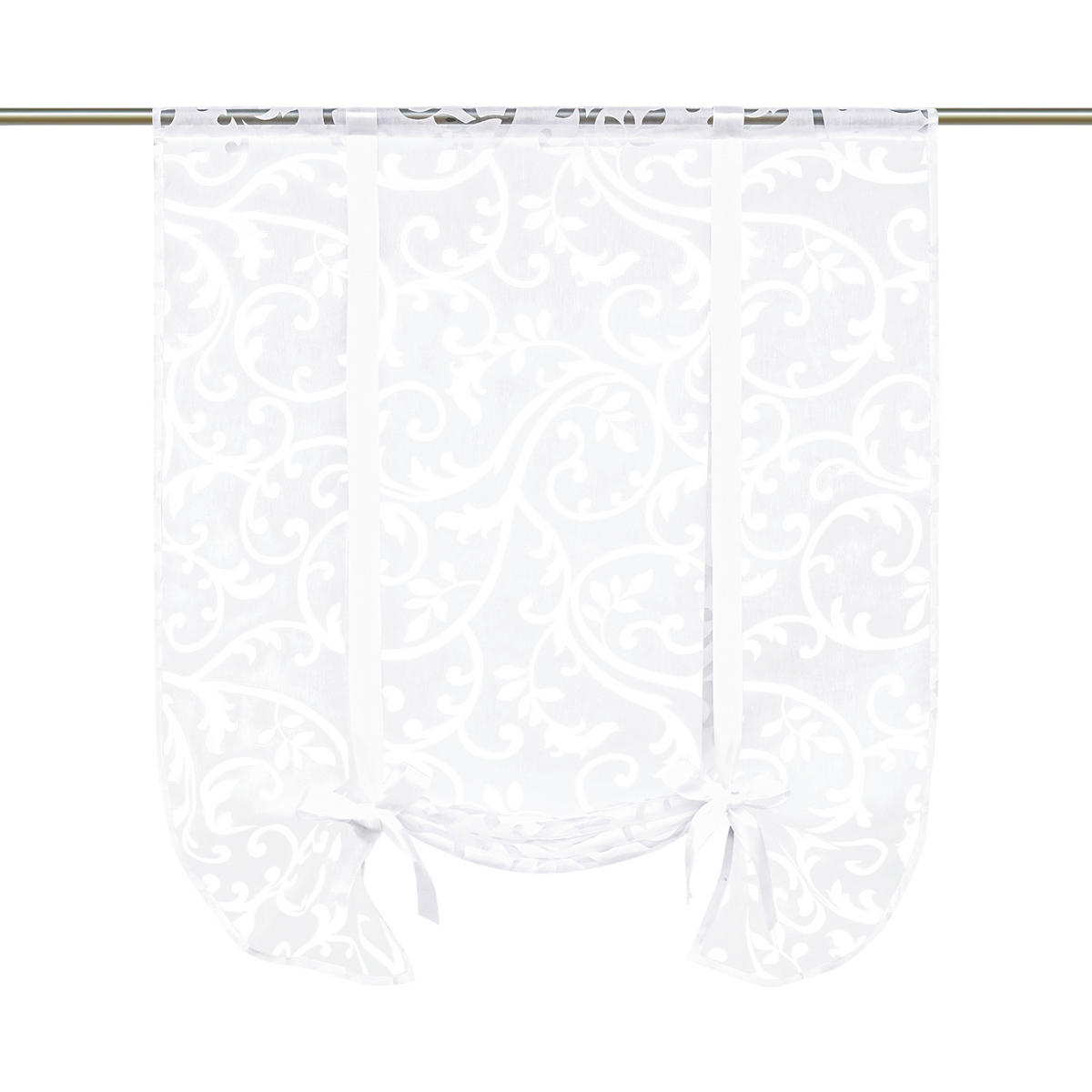 RAFFROLLO  transparent  100/140 cm    - Transparent, Basics, Textil (100/140cm)