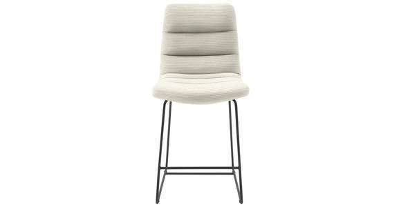 TRESENSTUHL in Naturfarben  - Schwarz/Naturfarben, Design, Textil/Metall (52/106/66cm) - Dieter Knoll