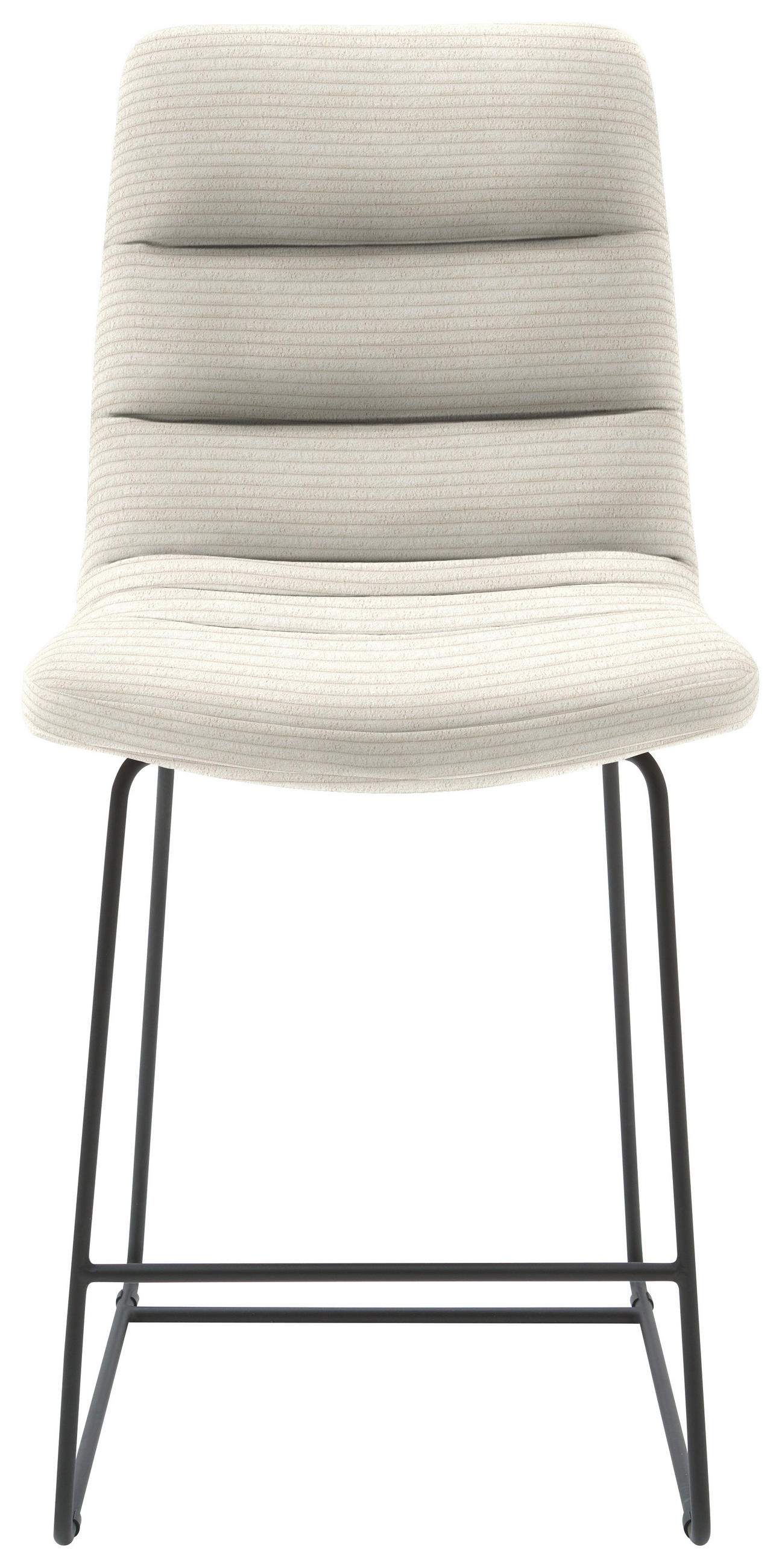 TRESENSTUHL in Textil Naturfarben  - Schwarz/Naturfarben, Design, Textil/Metall (52/106/66cm) - Dieter Knoll