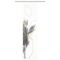 FLÄCHENVORHANG   halbtransparent   60/245 cm  - Grau, Natur, Textil (60/245cm)