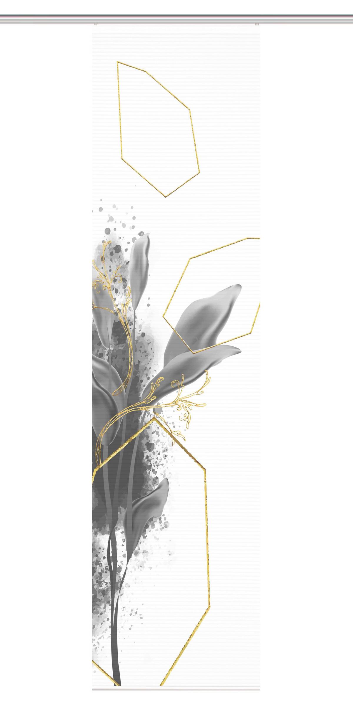 FLÄCHENVORHANG   halbtransparent   60/245 cm  - Grau, Natur, Textil (60/245cm)