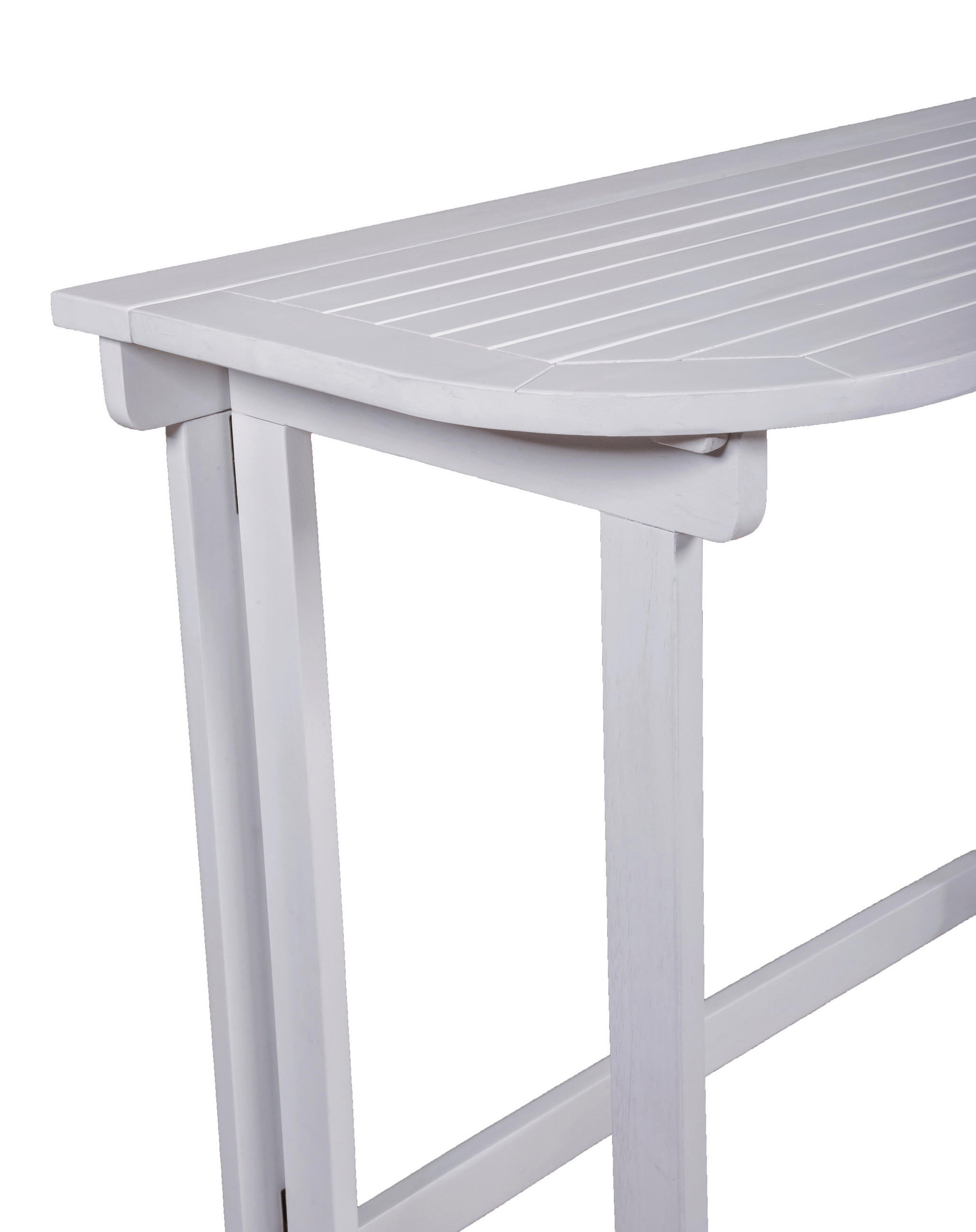 BALKONTISCH 100/50/76 cm  - Weiß, Basics, Holz (100/50/76cm) - Gardenson