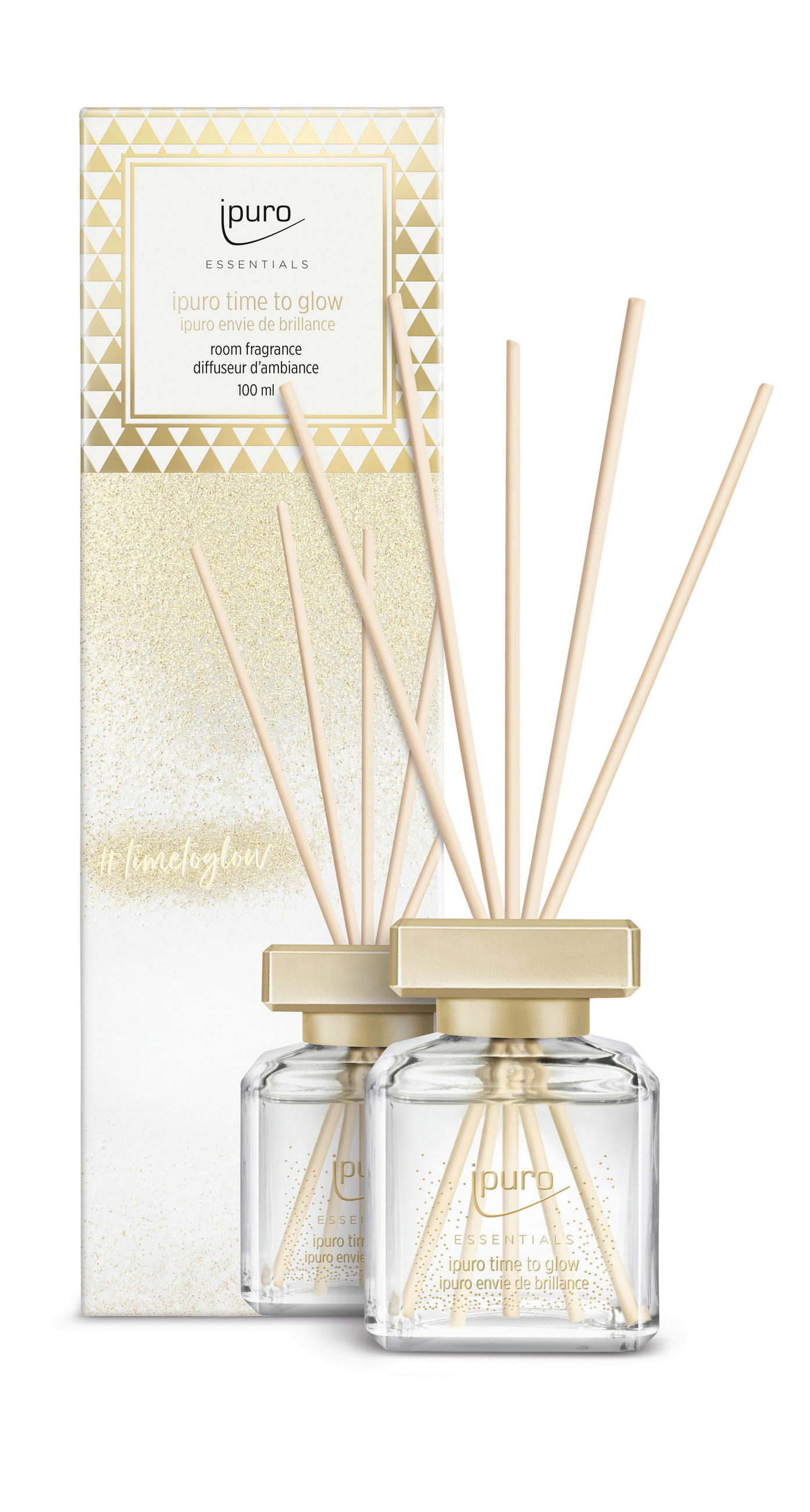 DIFFUSER 100 ml  - Goldfarben, Basics, Glas (100ml) - Ipuro