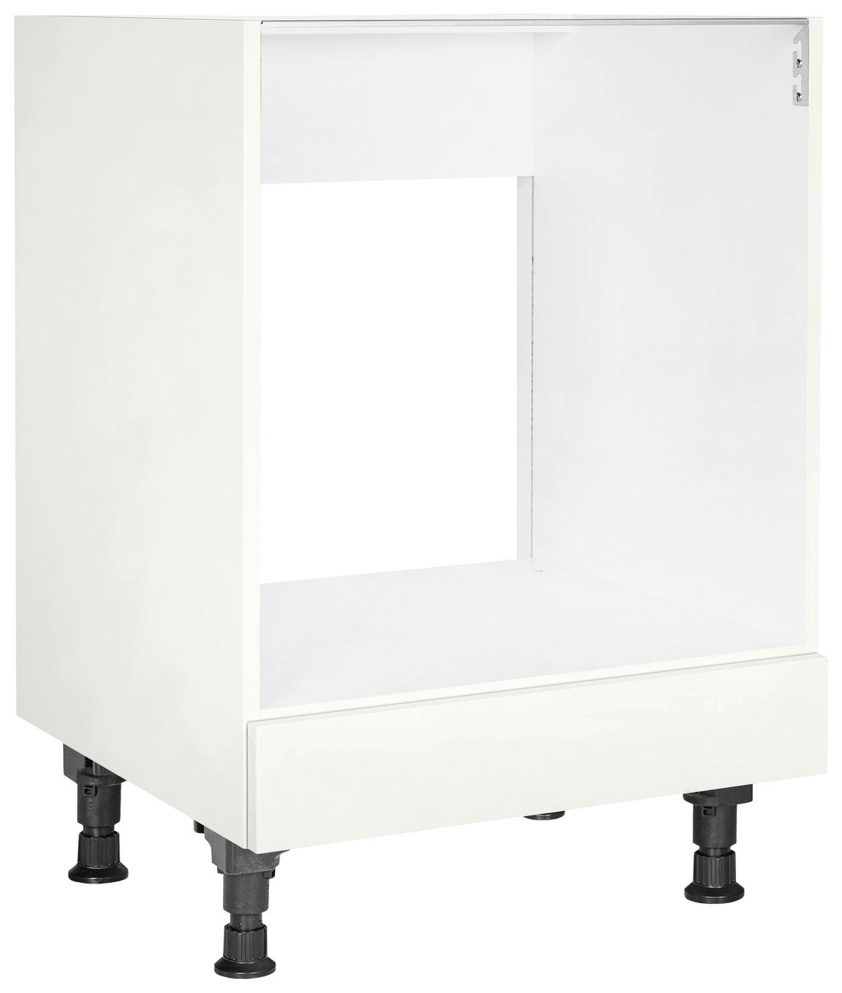 HERDUMBAUSCHRANK 60/87/56 cm  in Weiß  - Weiß, MODERN, Holzwerkstoff (60/87/56cm) - Nobilia