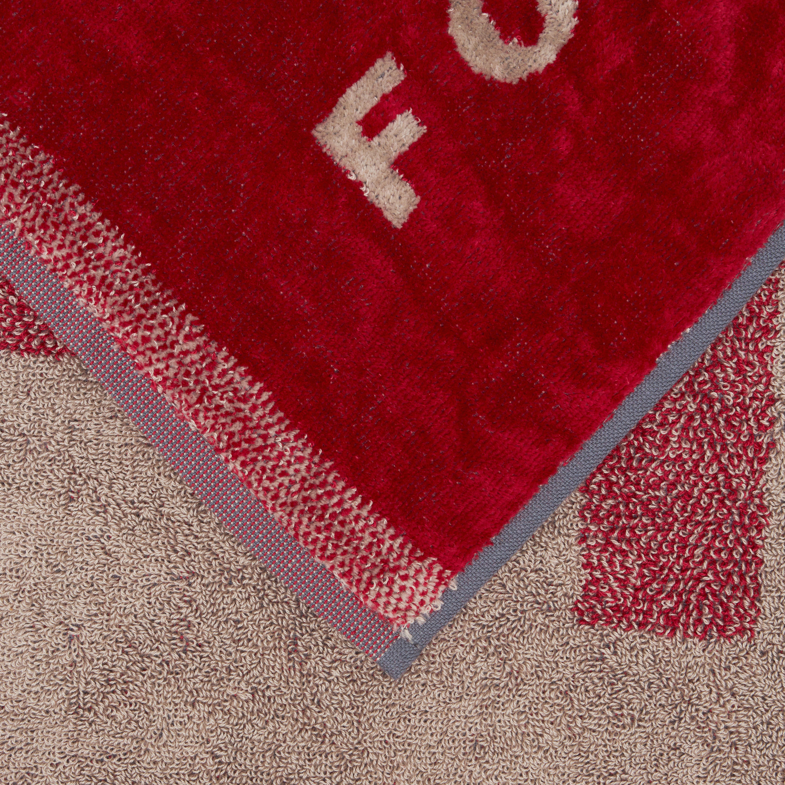 FROTTIERSET SMILE Rot 2-teilig  - Rot, Basics, Textil - Diesel