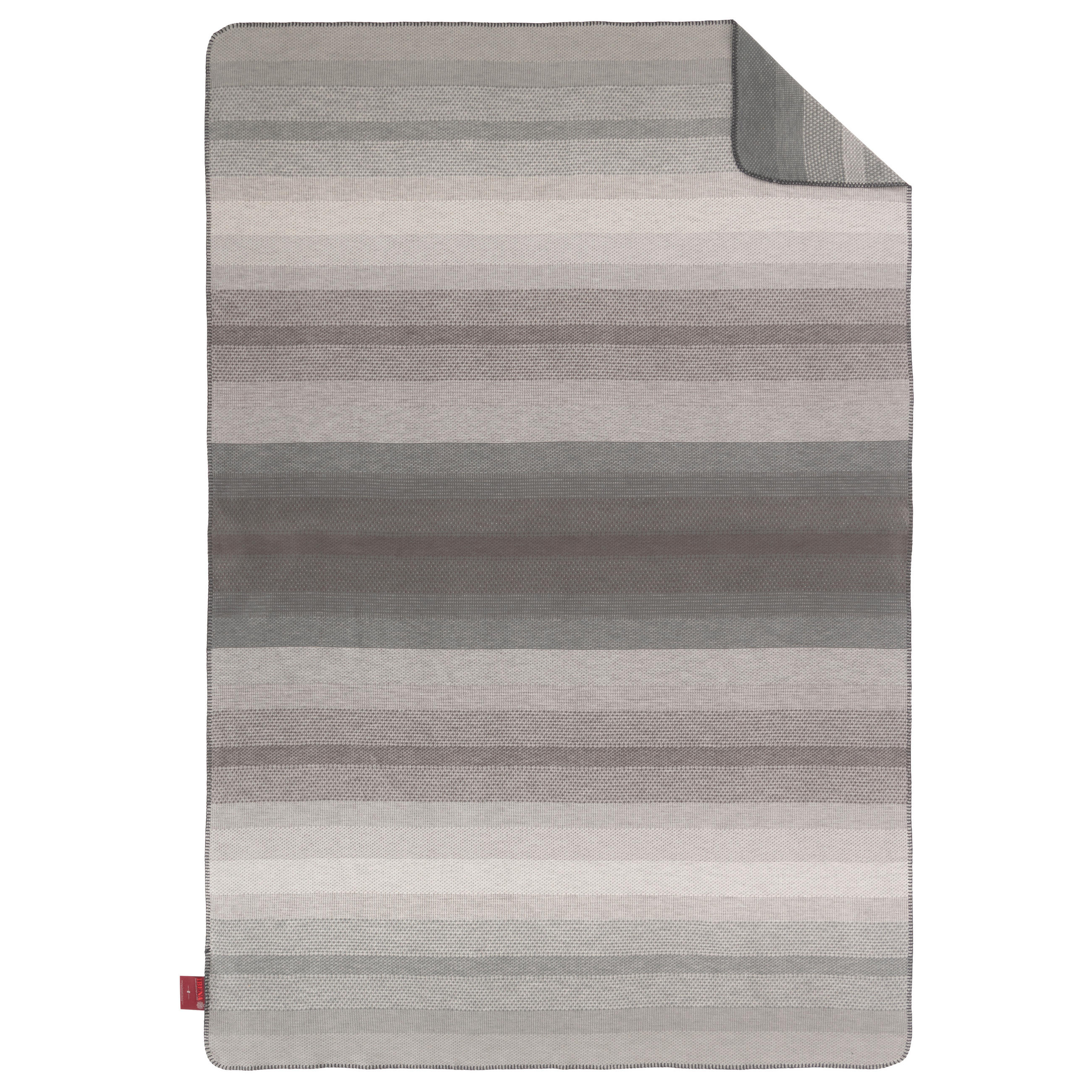 WOHNDECKE KITALE GOTS 140/200 cm  - Grau, Basics, Textil (140/200cm) - Ibena