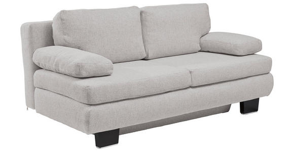 SCHLAFSOFA Macy in Hellgrau  - Wengefarben/Hellgrau, Design, Holz/Textil (203/94/100cm) - Novel
