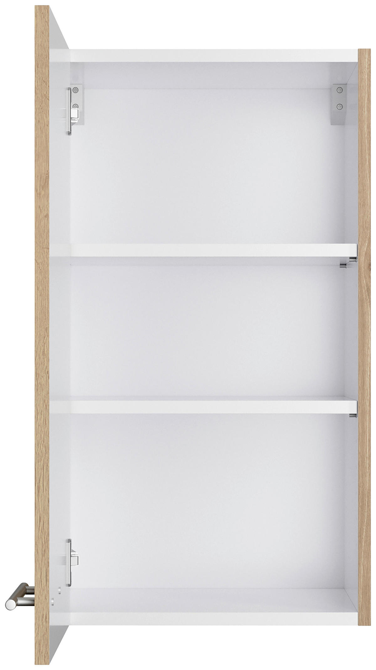 KÜCHENLEERBLOCK 270 cm   in Eichefarben  - Edelstahlfarben/Eichefarben, Basics, Holzwerkstoff/Metall (270cm) - Optifit