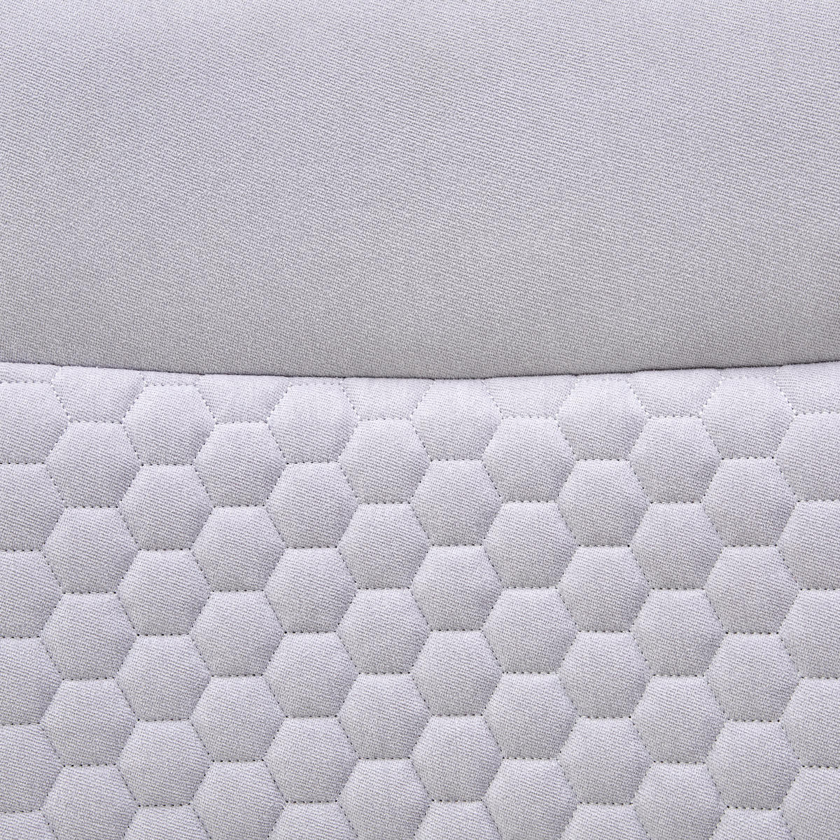 SZÁNKÓTALPAS SZÉK fém, textil világosszürke  - világosszürke/nemesacél, Design, textil/fém (47/92/59cm) - Xora