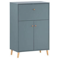 SEKRETÄR  in Blau  - Blau, MODERN, Holz/Holzwerkstoff (65,2/101,7/39cm) - MID.YOU