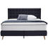 BOXSPRINGBETT 120/200 cm in Dunkelblau - Naturfarben/Dunkelblau, Design, Holz/Textil (120/200cm) - Carryhome BOXSPRINGBETT 120/200 cm in Dunkelblau - Naturfarben/Dunkelblau, Design, Holz/Textil (120/200cm) - Carryhome