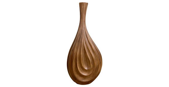 VASE 45 cm  - Braun, Basics, Kunststoff (20,5/45/10cm) - Ambia Home
