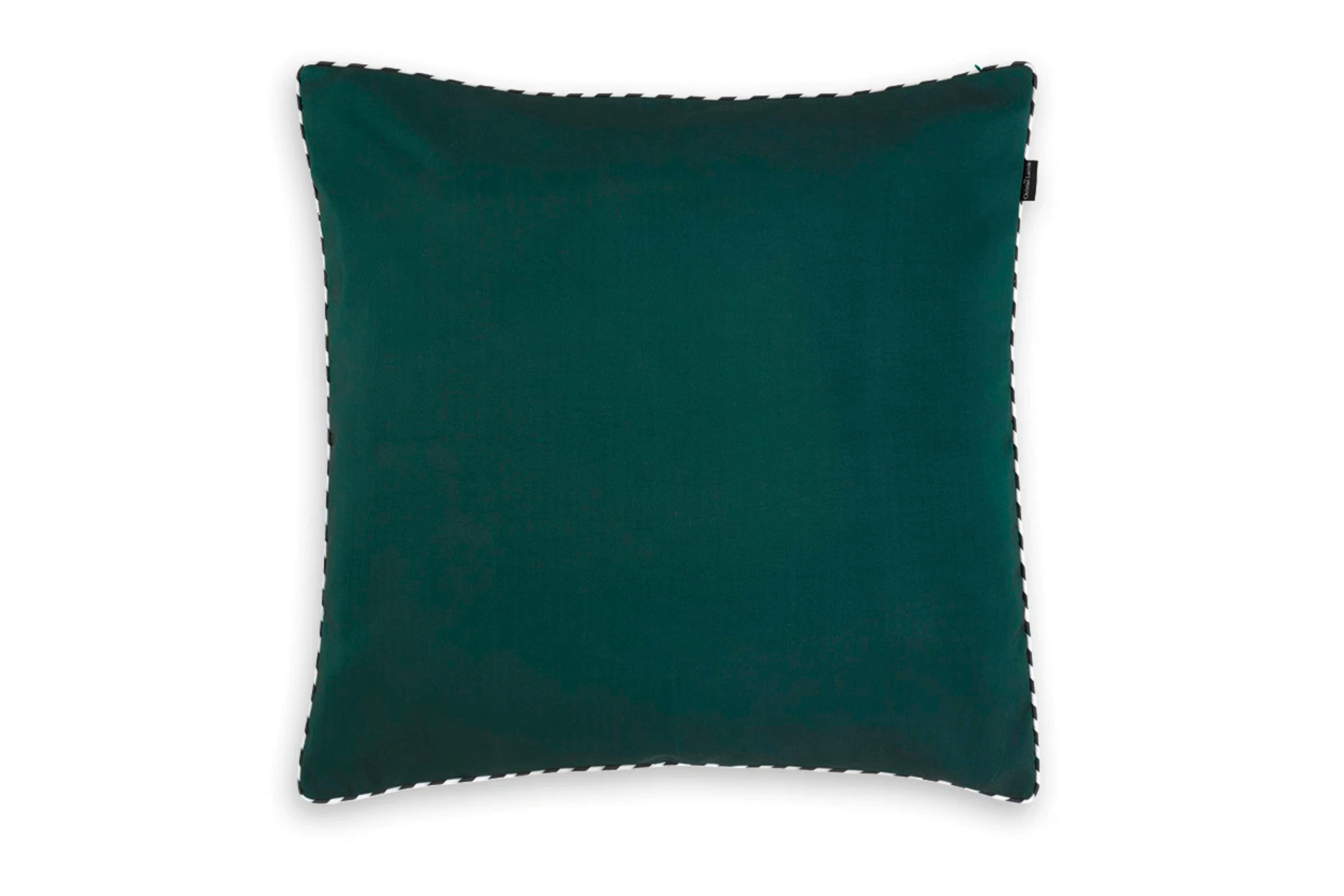 BLAZINA ZA TLA,  - temno zelena, Basics, tekstil (75/75cm)