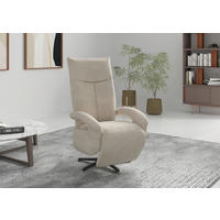 SESSEL in Chenille Sandfarben  - Sandfarben/Schwarz, MODERN, Textil/Metall (74/112/82cm) - Sit & More