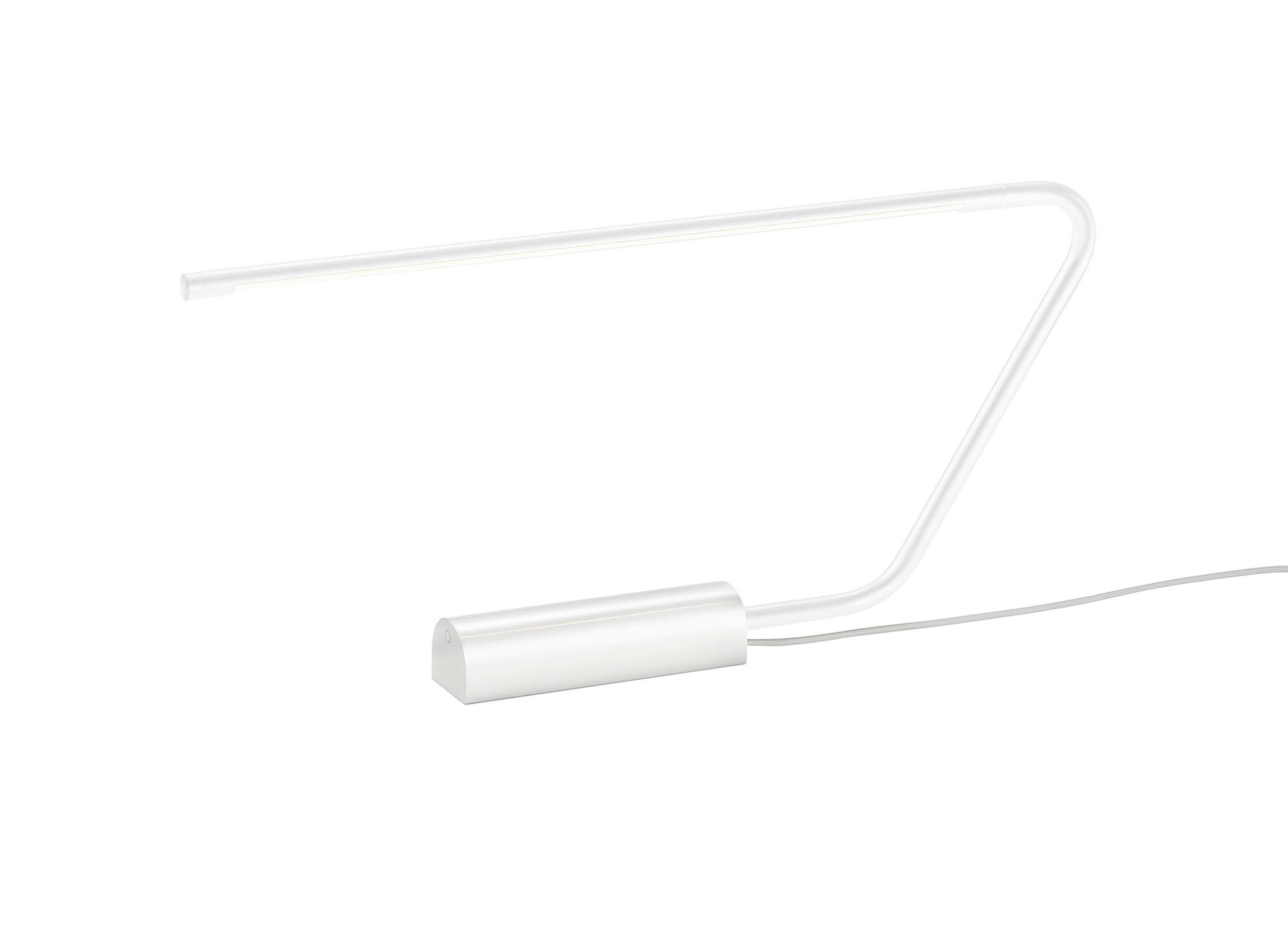 LED-TISCHLEUCHTE OLEA 62.5/33/5.5 cm   - Weiß, KONVENTIONELL, Metall (62.5/33/5.5cm) - Trio Leuchten