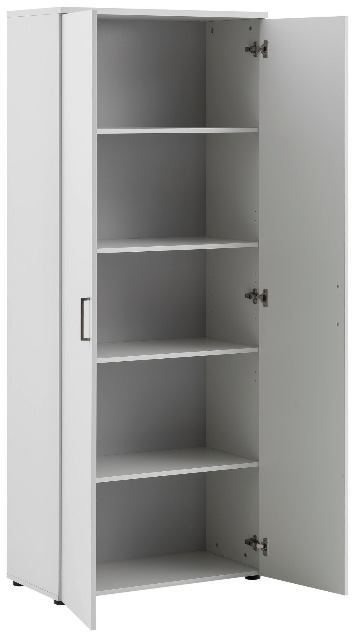 AKTENSCHRANK Hellgrau  - Hellgrau, MODERN, Holzwerkstoff (80,2/199,7/41cm) - MID.YOU